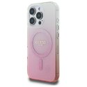 Guess GUHMP16LHGRCELP iPhone 16 Pro 6.3" różowy/pink hardcase IML Glitter Gradient MagSafe