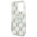 Karl Lagerfeld KLHCP16XHKLPCHT iPhone 16 Pro Max 6.9" przezroczysty/transparent hardcase IML Choupette Head Electroplated