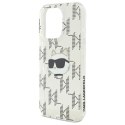 Karl Lagerfeld KLHCP16LHKLPCHT iPhone 16 Pro 6.3" przezroczysty/transparent hardcase IML Choupette Head Electroplated