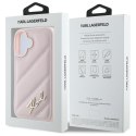 Karl Lagerfeld KLHCP16SPQDSMGP iPhone 16 6.1" różowy/pink hardcase Quilted Signature