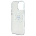 Karl Lagerfeld KLHMP16XHLSCHH iPhone 16 Pro Max 6.9" biały/white hardcase IML Metal Choupette Head MagSafe