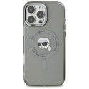 Karl Lagerfeld KLHMP16XHLSKIK iPhone 16 Pro Max 6.9" czarny/black hardcase IML Metal Karl Head MagSafe