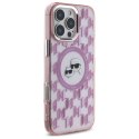 Karl Lagerfeld KLHMP16XHMCKMHP iPhone 16 Pro Max 6.9" różowy/pink IML Monogram Karl&Choupette Head MagSafe