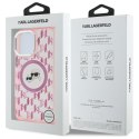 Karl Lagerfeld KLHMP16XHMCKMHP iPhone 16 Pro Max 6.9" różowy/pink IML Monogram Karl&Choupette Head MagSafe