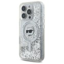 Karl Lagerfeld KLHMP16XLGCHSGH iPhone 16 Pro Max 6.9" hardcase transparent Liquid Glitter Choupette Head Magsafe