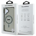 Karl Lagerfeld KLHMP16MHLSKIK iPhone 16 Plus 6.7" czarny/black hardcase IML Metal Karl Head MagSafe