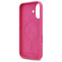 Karl Lagerfeld KLHMP16SSCHPPLF iPhone 16 6.1" fuksja/fuschia hardcase Silicone Choupette Head Print MagSafe