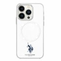 US Polo USHMP16SHOCLDPW iPhone 16 6.1" biały/white IML Ring MagSafe