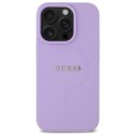 Guess GUHMP16XPSAHMCU iPhone 16 Pro Max 6.9" fioletowy/purple harcase Saffiano MagSafe