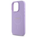 Guess GUHMP16XPSAHMCU iPhone 16 Pro Max 6.9" fioletowy/purple harcase Saffiano MagSafe