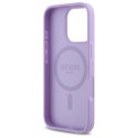 Guess GUHMP16XPSAHMCU iPhone 16 Pro Max 6.9" fioletowy/purple harcase Saffiano MagSafe