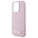 Karl Lagerfeld KLHMP15LPGMSRPP iPhone 15 Pro 6.1" różowy/pink hardcase FW Metal Plate MagSafe