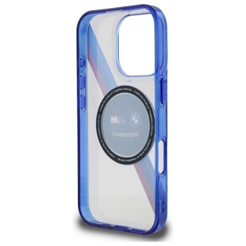 BMW BMHMP16L23HTPUT iPhone 16 Pro 6.3" przezroczysty/transparent hardcase Motosport IML Circle MagSafe
