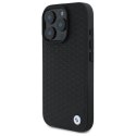 BMW BMHMP16L23RDDK iPhone 16 Pro 6.3" czarny/black hardcase Sign Leather Diamond Metal Logo MagSafe