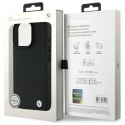 BMW BMHMP16L23RDDK iPhone 16 Pro 6.3" czarny/black hardcase Sign Leather Diamond Metal Logo MagSafe