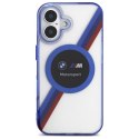 BMW BMHMP16S23HTPUT iPhone 16 6.1" przezroczysty/transparent hardcase Motosport IML Circle MagSafe