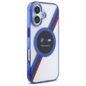 BMW BMHMP16S23HTPUT iPhone 16 6.1" przezroczysty/transparent hardcase Motosport IML Circle MagSafe