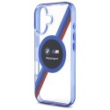 BMW BMHMP16S23HTPUT iPhone 16 6.1" przezroczysty/transparent hardcase Motosport IML Circle MagSafe