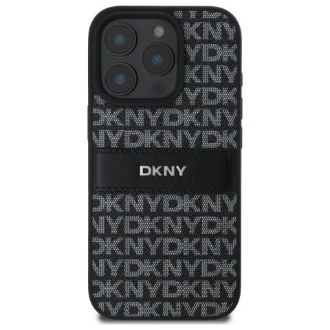 DKNY DKHCP16XPRTHSLK iPhone 16 Pro Max 6.9" czarny/black hardcase Texture Pattern Tonal Stripe