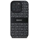 DKNY DKHCP16LPRTHSLK iPhone 16 Pro 6.3" czarny/black hardcase Texture Pattern Tonal Stripe