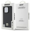 DKNY DKHMP16XPSHRPSK iPhone 16 Pro Max 6.9" hardcase czarny/black Repeat Pattern Stack Logo MagSafe