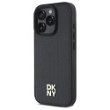 DKNY DKHMP16LPSHRPSK iPhone 16 Pro 6.3" hardcase czarny/black Repeat Pattern Stack Logo MagSafe