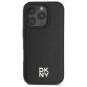 DKNY DKHMP16LPSHRPSK iPhone 16 Pro 6.3" hardcase czarny/black Repeat Pattern Stack Logo MagSafe