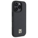 DKNY DKHMP16LPSHRPSK iPhone 16 Pro 6.3" hardcase czarny/black Repeat Pattern Stack Logo MagSafe