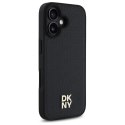 DKNY DKHMP16SPSHRPSK iPhone 16 6.1" hardcase czarny/black Repeat Pattern Stack Logo MagSafe