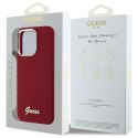 Guess GUHCP16XSMBSLM iPhone 16 Pro Max 6.9" magenta hardcase Silicone Script Metal Logo