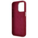 Guess GUHCP16LSMBSLM iPhone 16 Pro 6.3" magenta hardcase Silicone Script Metal Logo