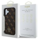 Guess GUHCP16SPG4GPK iPhone 16 6.1" czarny/black hardcase New 4G Triangle