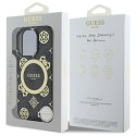 Guess GUHMP16XH4PYEEK iPhone 16 Pro Max 6.9" czarny/black hardcase IML Peony On 4G Background MagSafe