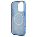 Guess GUHMP16LH4PYEEB iPhone 16 Pro 6.3" niebieski/blue hardcase IML Peony On 4G Background MagSafe