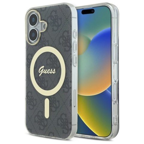 Guess GUHMP16MH4STK iPhone 16 Plus 6.7" czarny/black hardcase IML 4G MagSafe