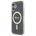 Guess GUHMP16MH4STK iPhone 16 Plus 6.7" czarny/black hardcase IML 4G MagSafe