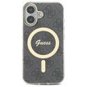 Guess GUHMP16MH4STK iPhone 16 Plus 6.7" czarny/black hardcase IML 4G MagSafe