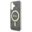 Guess GUHMP16MH4STK iPhone 16 Plus 6.7" czarny/black hardcase IML 4G MagSafe