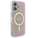 Guess GUHMP16MH4STP iPhone 16 Plus 6.7" różowy/pink hardcase IML 4G MagSafe