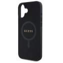 Guess GUHMP16SPSAHMCK iPhone 16 6.1" czarny/black hardcase Saffiano Classic Logo MagSafe