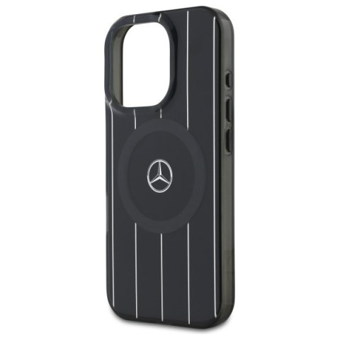 Mercedes MEHMP16X23HRSK iPhone 16 Pro Max 6.9" czarny/black hardcase MB Double Layer Crossed Lines MagSafe