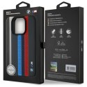 BMW BMHMP16L23PUPTK iPhone 16 Pro 6.3" czarny/black hardcase M Perf. Tricolor Printed Stripes MagSafe