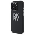 DKNY DKHCP16XSMCBSK iPhone 16 Pro Max 6.9" czarny/black hardcase Liquid Silicone Metal Logo