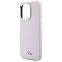 DKNY DKHMP16XSMCHLP iPhone 16 Pro Max 6.9" różowy/pink hardcase Liquid Silicone Small Metal Logo MagSafe