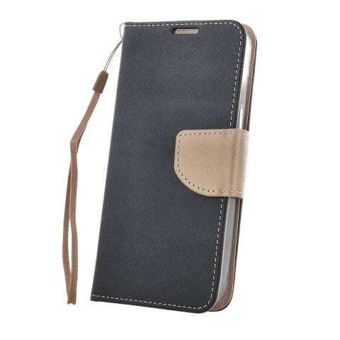 Etui Smart Fancy do iPhone 16 6,1" czarno-złote