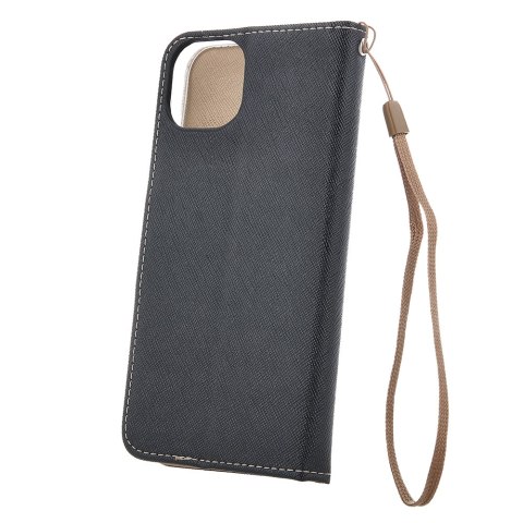 Etui Smart Fancy do iPhone 16 Plus 6,7" czarno-złote