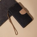 Etui Smart Fancy do iPhone 16 Plus 6,7" czarno-złote
