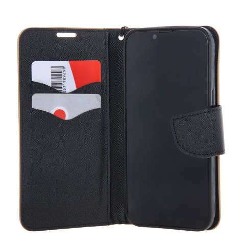 Etui Smart Fancy do iPhone 16 Pro 6,3" czarno-złote