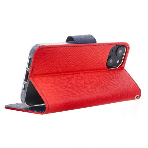 Etui Smart Fancy do iPhone 16 Pro 6,3" czerwono-granatowe