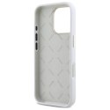 Guess GUHCP16XM4DGPH iPhone 16 Pro Max 6.9" biały/white hardcase Silicone Logo Strass 4G